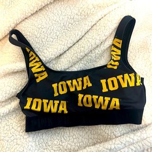 Iowa sports bra PINK